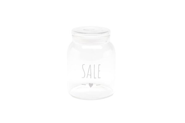 Barattolo borosilicato sale 1300 ml Nuvole di Stoffa zhh22436