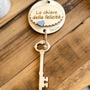Cerchio frase e chiave 8cm Pattycrea