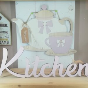 Scritta legno KITCHEN L. 30cm 2303
