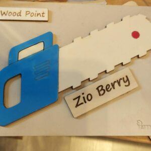 Sega a nastro personalizzata H.15cm Pattycrea