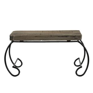 Sgabello per piante 28 14 15 cm marrone Clayre & Eef 64947