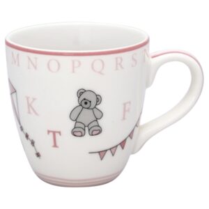 Tazza in porcellana per bambini Charlie rosa Greengate  saldi