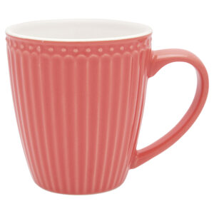 Tazza porcellana Alice corallo Greengate