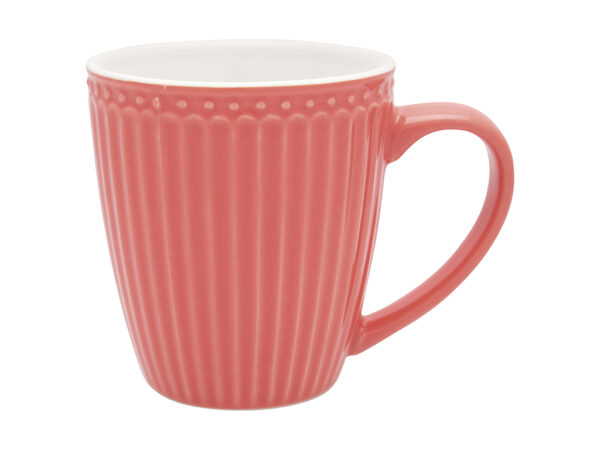 Tazza porcellana Alice corallo Greengate