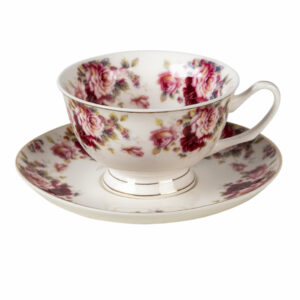 Tazzina da caffe con piattino 6ce1277 Clayre & Eef saldi
