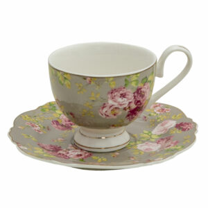 Tazzina da caffe con piattino 6ce1294 Clayre & Eef Saldi