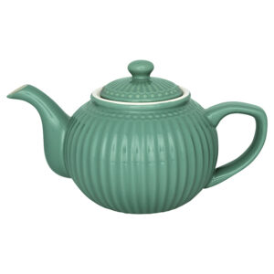 Teiera porcellana Alice verde Greengate