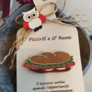 Tagliere con logo e frase personalizzabile cm20