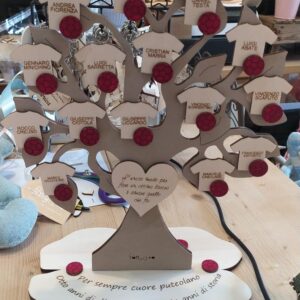 Albero della vita con base per mister calcio  personalizzabili h35cm Pattycrea