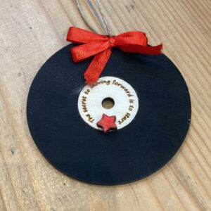 Disco legno dipinto a mano D 8 cm personalizzabile 3985 Pattycrea