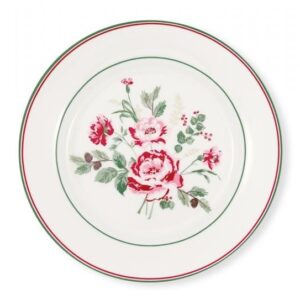Piatto pranzo Leonora bianco Greengate