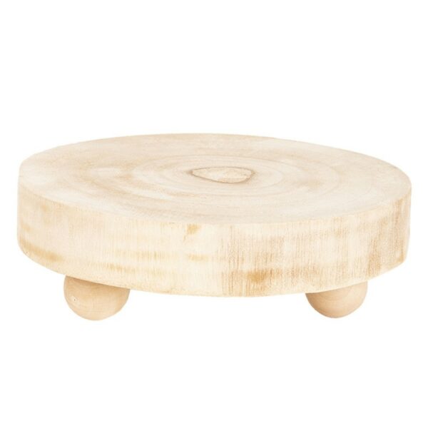 Sottopentola Ø 18 Cm Beige Legno Rotondo Sottopentole Clayre
