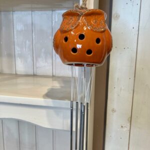 Gufo ceramica con sonagli H.12cm Pattycrea xx