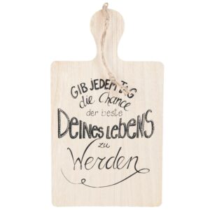 Tagliere decorativo con scritta Clayre
