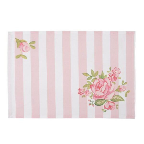 Tovaglietta Americana rosa 48x33cm Clayre & Eef