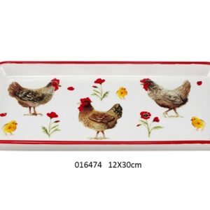 Piatto cake georgette 12x30xh2,5cm