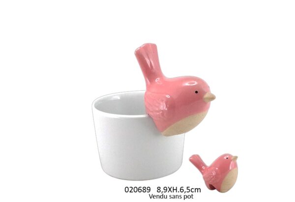 Uccellino accroche pot 5,6x8,9xh6,5cm