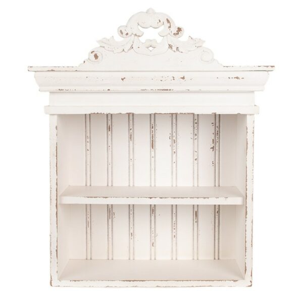 Scaffale da parete 51x20x60 cm Bianco Prodotto in legno Clayre & Eef