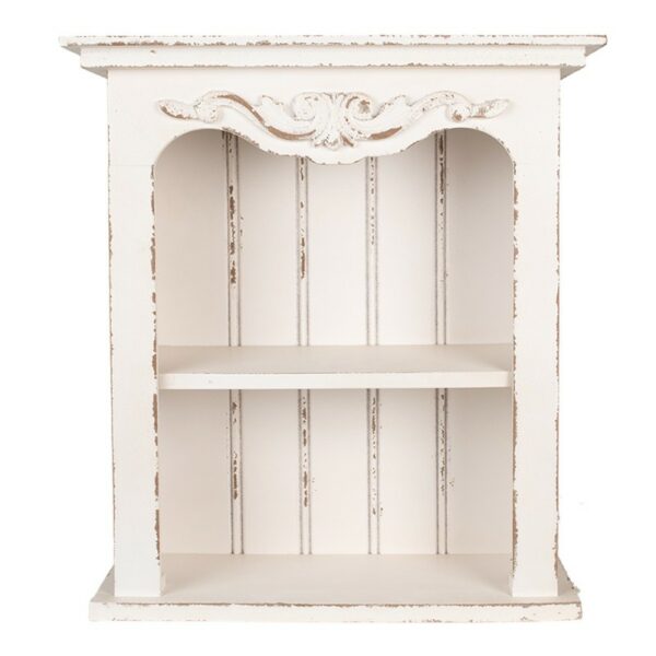 Scaffale da parete 51x20x56 cm Bianco Prodotto in legno Clayre & Eef