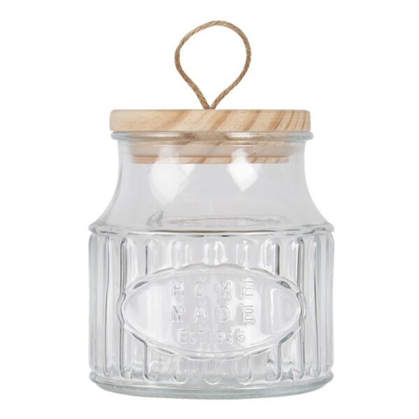 Barattolo con coperchio trasparente 12x13cm Clayre