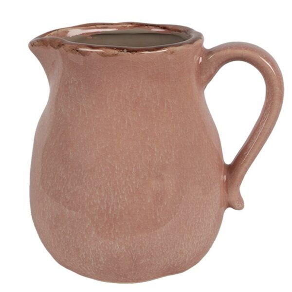 Brocca decorativa Rosa 17x13x15cm Clayre