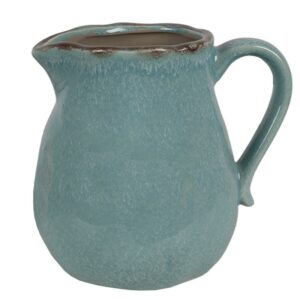 Brocca decorativa Blu 17x13x15cm Clayre