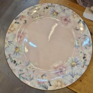 Piatto da colazione rosa D.18cm Calyre