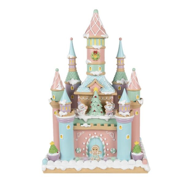 Decorazione Castello 27x18x42 cm Natale Clayre