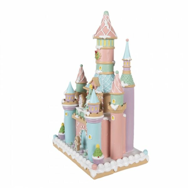 Decorazione Castello 27x18x42 cm Natale Clayre - immagine 4