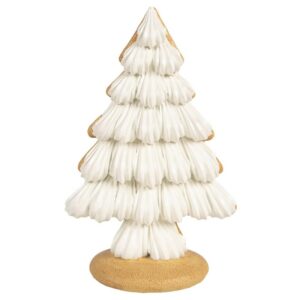 Decorazione di Natalizie Albero di Natale 17x11x26 cm Beige Clayre