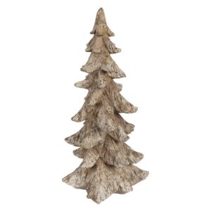 Decorazione di Natalizie Albero di Natale 19x18x36 cm Marrone Clayre