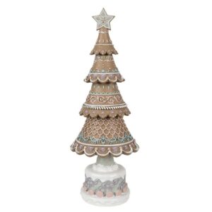 Decorazione di Natalizie Albero di Natale Ø 13x33 cm Marrone Clayre