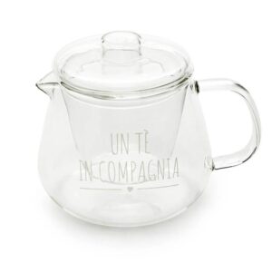 Infusiera in vetro borosilicato UN TE IN COMPAGNIA My Home Nuvole di Stoffa