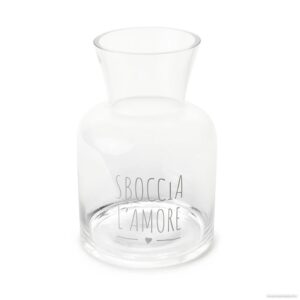 Nuvole di Stoffa Vaso in vetro SBOCCIA L’AMORE My Home 15x22 CM