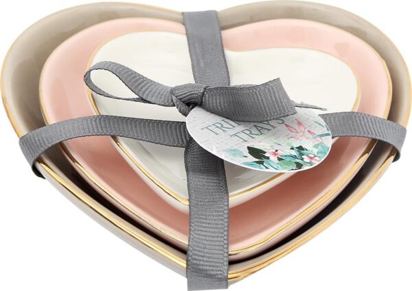 Set 3 portaoggetti cuore Magnus Regalo by Pattycrea