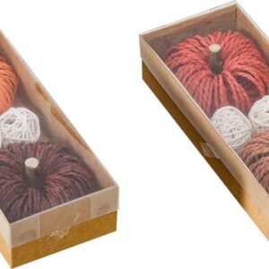 Set 4 Zucche Squashy 7,5x5cm Magnus Regalo by Pattycrea