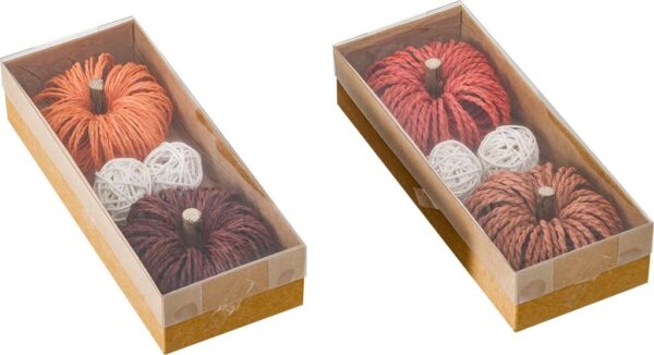 Set 4 Zucche Squashy 7,5x5cm Magnus Regalo by Pattycrea