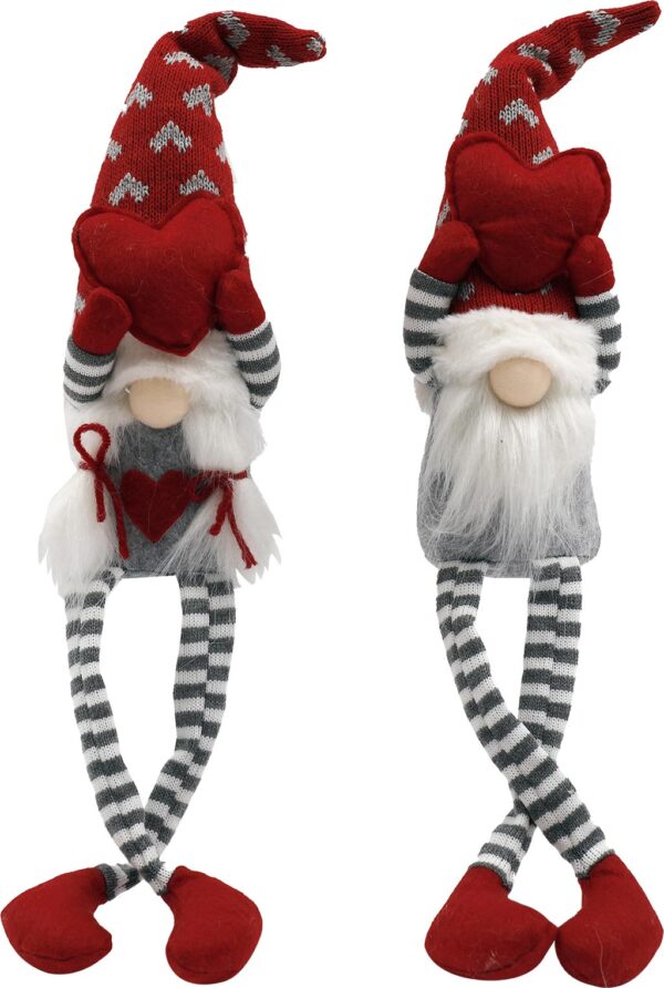 Gnometto/a  con cuore gambe ciondoline 10x8x50 Magnus Regalo Pattycrea