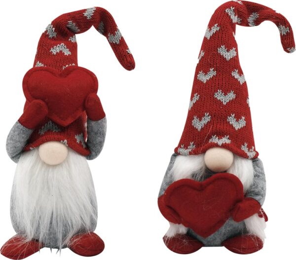 Gnometto/a  con cuori seduti 9x31 Magnus Regalo Pattycrea