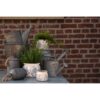 Annaffiatoio decorativo 40x14x25 cm Grigio Metallo Clayre & Eef - immagine 2