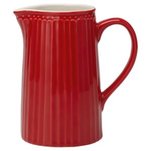 Brocca porcellana Alice rosso 1L Greengate