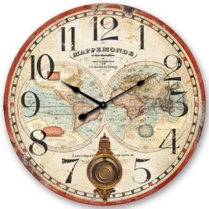 Orologio a pendolo da parete in legno D 58 cm Pattycrea xx