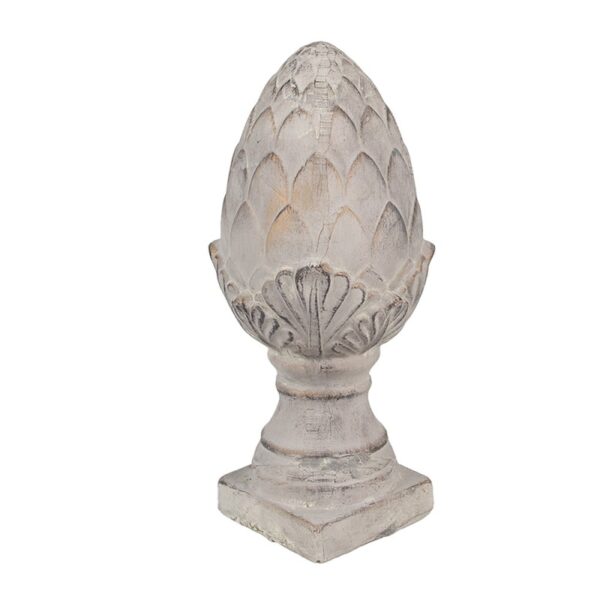 Pigna decorativa Ø 14x33 cm Pietra grigia Clayre & Eef - immagine 3