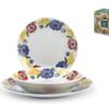 Servizio tavola 18 piatti Coupe porcellana Jardin H&H Lifestile - immagine 2