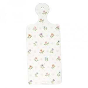 Sottobicchiere ceramica Cilja bianco 29x12 cm Greengate