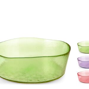 Coppa svasata jem in vetro colorato colori assortiti cm 30 H&H Lifestyle