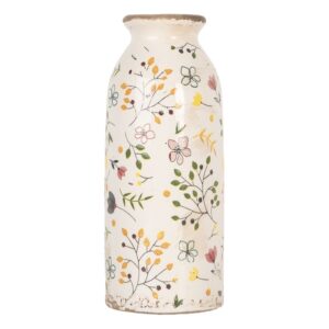 Vaso beige rosa 8x20cm Clayre
