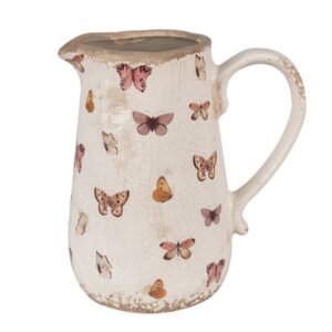 Brocca Decorativa beige  16X12X18CM Clayre & Eef
