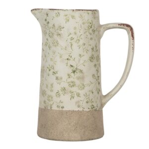 Brocca decorativa verde 21x14x26cm Clayre
