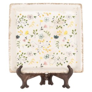 Piatto decorativo  22x22x3cm Clayre